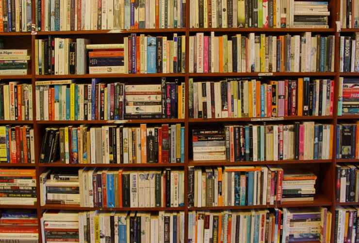 libreria affollamento libri