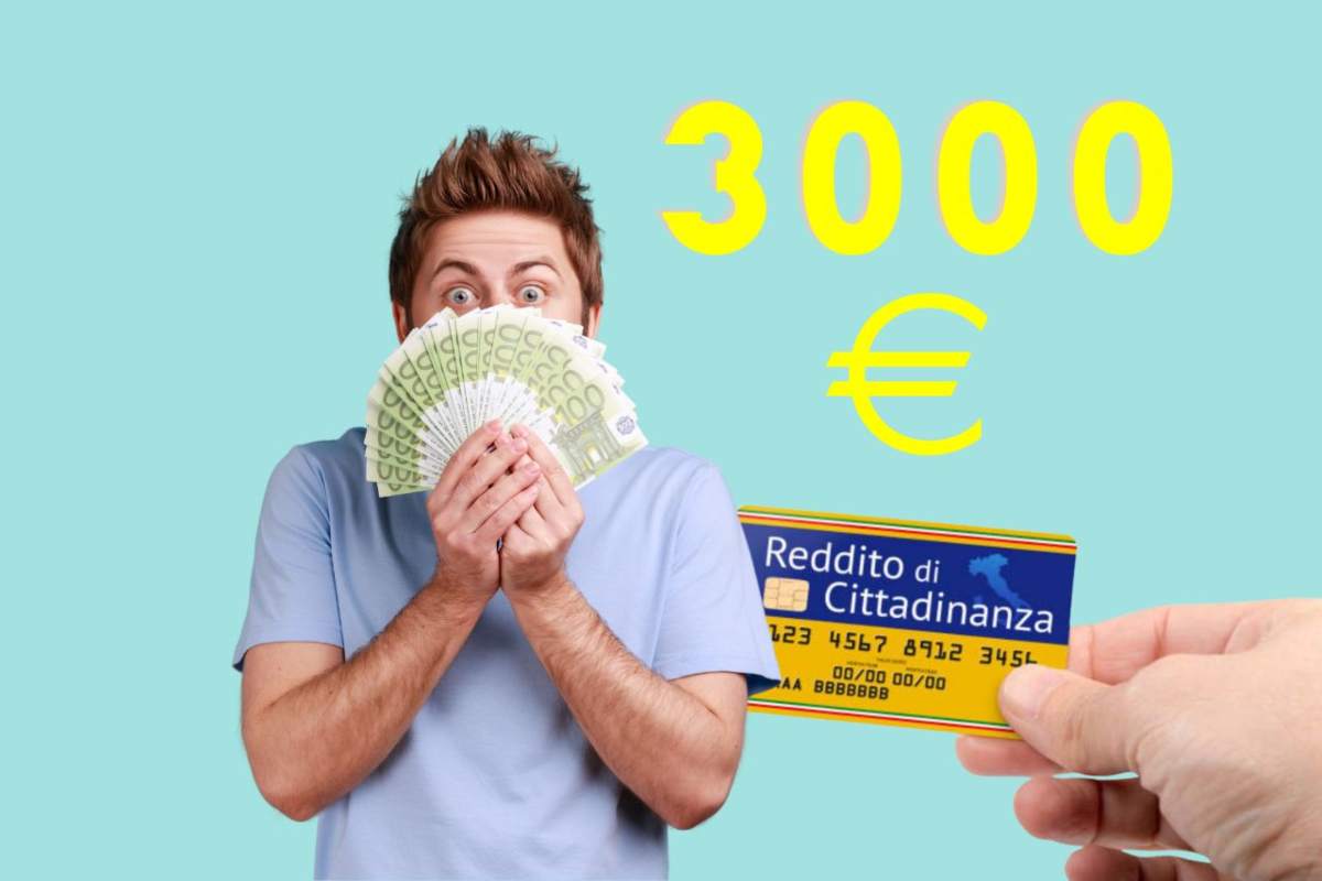 Reddito cittadinanza 3000 euro extra novità