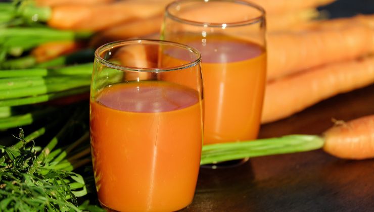 benefici succo carota